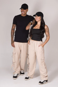 CROPPED POLIAMIDA PRETO - loja online