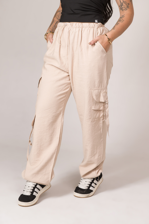 CALÇA CARGO BEGE - comprar online