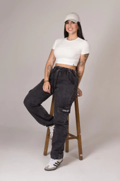 CALÇA CARGO ESTONADA - king slum