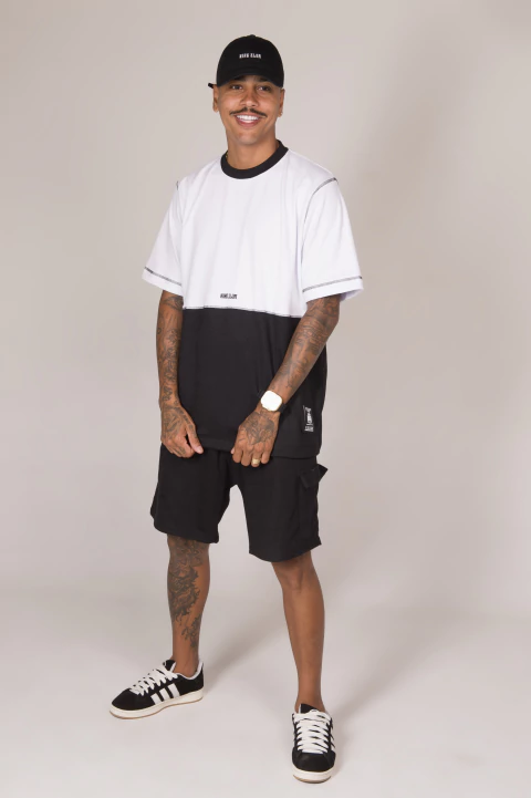 CONJUNTO OVER RECORTE OVERLOCK - comprar online