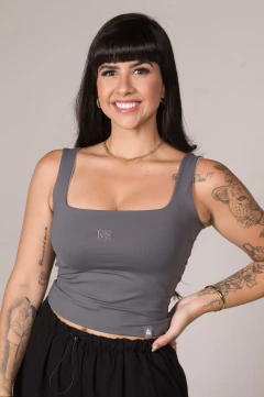 CROPPED POLIAMIDA CHUMBO - comprar online