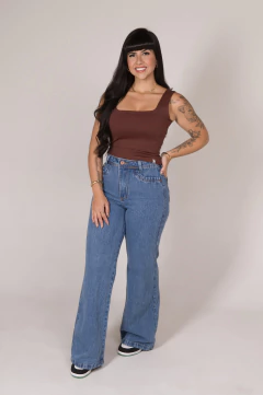 CROPPED POLIAMIDA MARROM - king slum