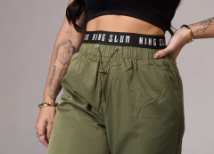 CALÇA ELÁSTICO VERDE na internet