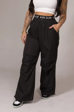 CALÇA ELÁSTICO PRETA - comprar online