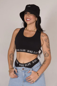 CONJUNTO TOP E CALCINHA PRETO - comprar online