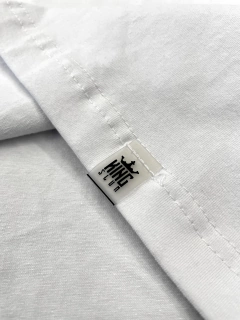 Regata Viés Branca com Preto - king slum