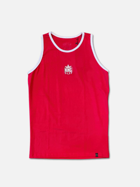 Regata Viés Vermelha com Branco - comprar online