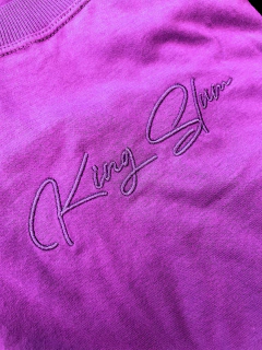 Blusa Oversized BORDADA lilás - king slum