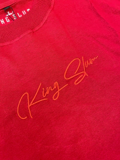 Blusa Oversized BORDADA vermelha - king slum