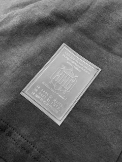 Blusa Oversized BORDADA chumbo - loja online