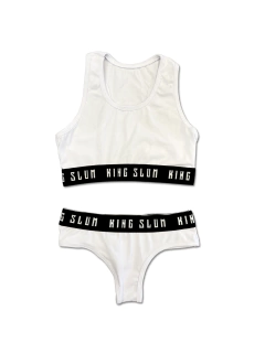 CONJUNTO TOP E CALCINHA BRANCO - comprar online