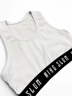 CONJUNTO TOP E CALCINHA BRANCO - king slum