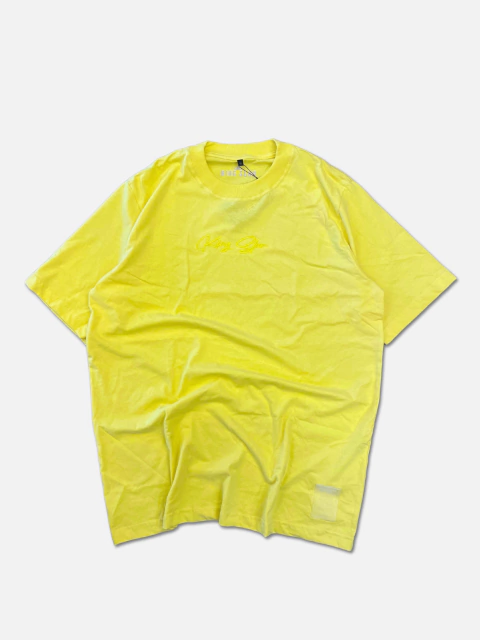 Blusa Oversized BORDADA amarela - comprar online