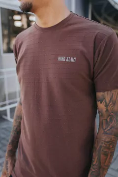 BLUSA SLIM PREMIUM MARROM - comprar online