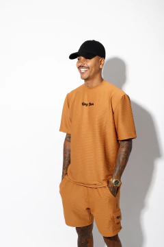 CONJUNTO TEXTURIZADO CARAMELO - king slum