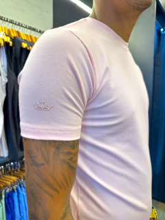 BLUSA SLIM BASICA PREMIUM ROSA - loja online