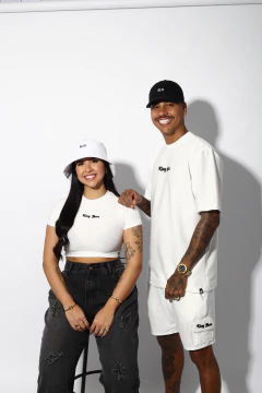 Imagem do CROPPED TEXTURIZADO BRANCO