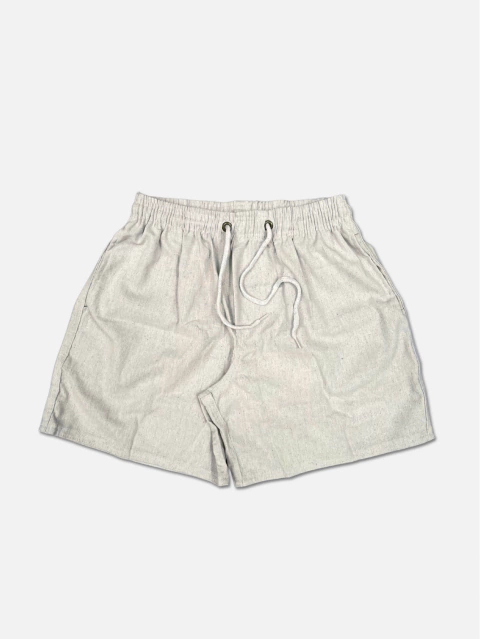 SHORT DE LINHO AREIA - comprar online