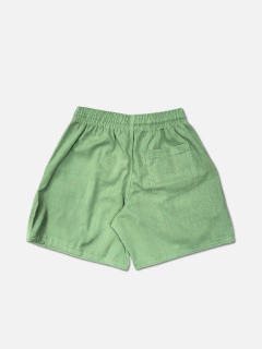 SHORT DE LINHO VERDE - loja online
