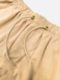 SHORT DE LINHO CARAMELO - loja online