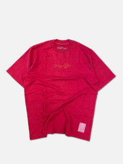 Blusa Oversized BORDADA vermelha - comprar online