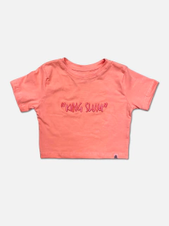 CROPPED BORDADO ALTO RELEVO LARANJA na internet