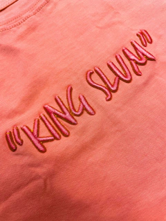 CROPPED BORDADO ALTO RELEVO LARANJA - king slum