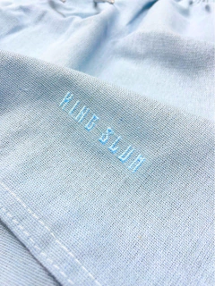 SHORT DE LINHO AZUL CLARO - king slum