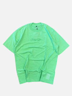 Blusa Oversized BORDADA verde claro - comprar online
