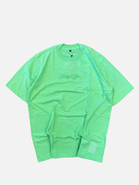 Blusa Oversized BORDADA verde claro - comprar online