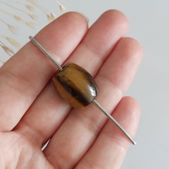Colar de Olho de Tigre - Oval na internet
