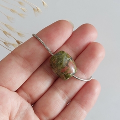 Colar de Pedra Unaquita - Oval na internet