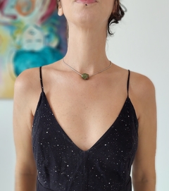 Colar de Pedra Unaquita - Oval - comprar online