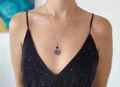 Colar Difusor Pessoal Coração de Pedra - Ágata Indiana - comprar online