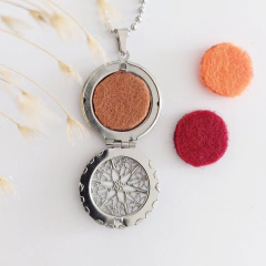 Colar Difusor Pessoal Aço Inox - Estrela na internet