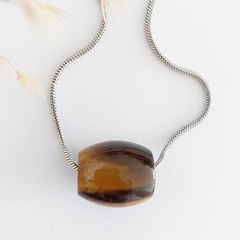 Colar de Olho de Tigre - Oval