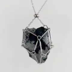 Pedras Brutas - Colar Redinha M - Terapias da Lua - Cristais Naturais | Acessórios Energéticos | Ervas e Aromas