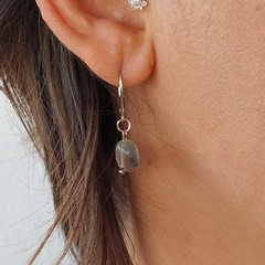 Brincos de Pedra Signo Capricórnio - Labradorita - comprar online