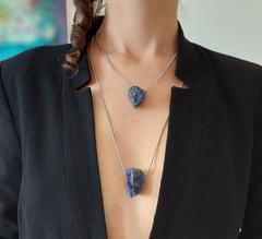 Colar de Pedra Sodalita Bruta - comprar online