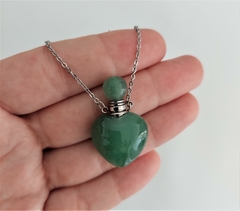 Colar Perfumeiro de Pedras Naturais - Aventurina na internet