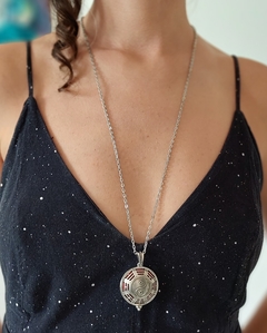 Colar Difusor Pessoal Yin Yang - Terapias da Lua - Cristais Naturais | Acessórios Energéticos | Ervas e Aromas