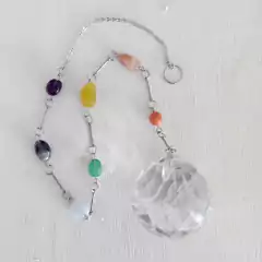 Esfera de Cristal Legítimo Multifacetado Feng Shui - Suncatcher 7 Chakras - comprar online