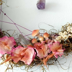 Guirlanda Decorativa Magia da Lua - Ametista - Terapias da Lua - Cristais Naturais | Acessórios Energéticos | Ervas e Aromas