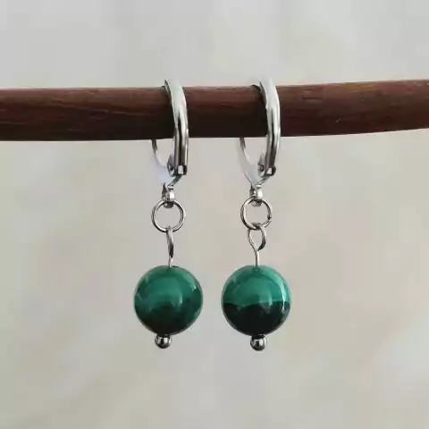 Brinco Malaquita Esfera