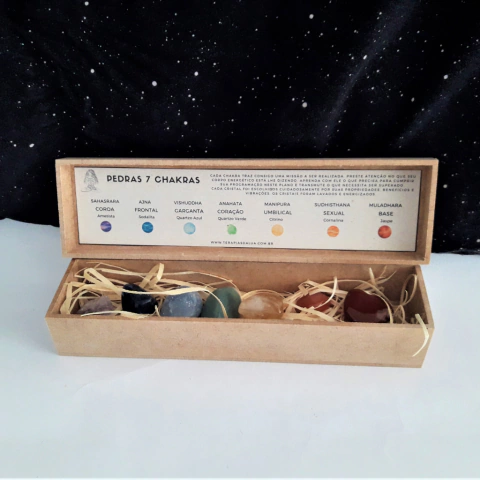 Pedras dos Chakras - Kit Presente