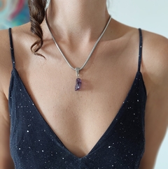 Pingente de Ametista Natural - Transmutação, Espiritualidade e Proteção - comprar online