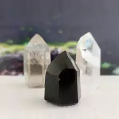 Mini Pontas Cristais Lapidados - Colar Redinha M