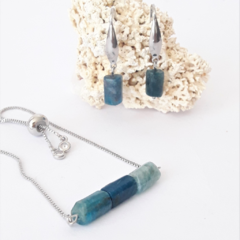 Conjunto Pulseira e Brinco - Apatita