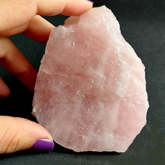 Quartzo Rosa Bruto G - Amor, Paz e Cura Emocional na internet