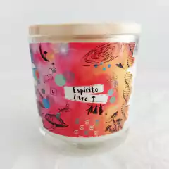 Vela Aromática Espírito Livre - Aroma Floral Amadeirado